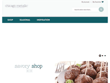 Tablet Screenshot of chicagometallicbakeware.com